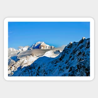 Mont Blanc Les Arcs French Alps France Sticker